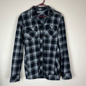 ICEBREAKER Men’s Merino Lodge Long Sleeve Flannel Plaid Shirt size Small